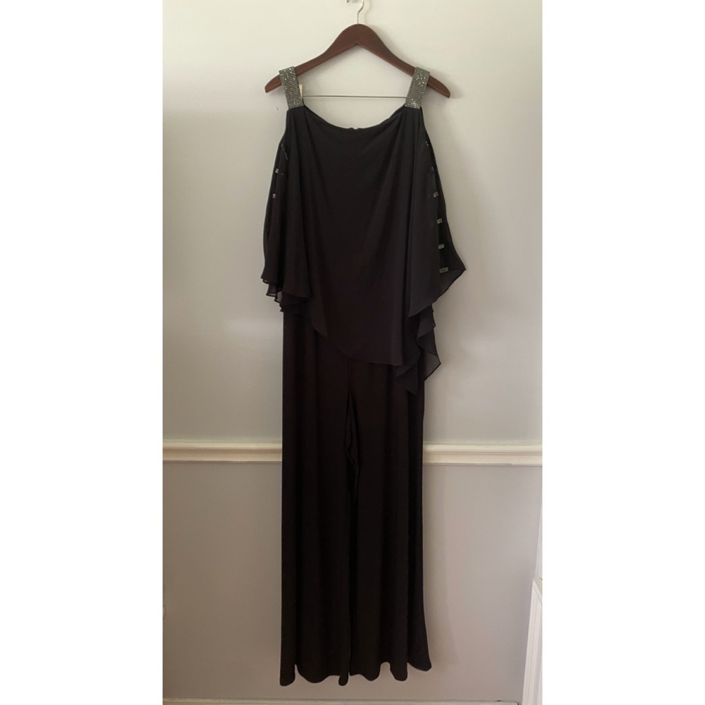 Black jumpsuit with stones